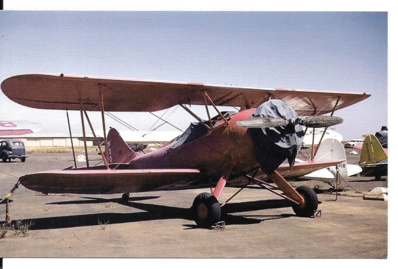 Waco VPF7 Byplane Postcard Card 82 PC107-6521