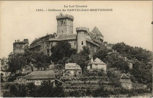 CPA Le Lot Illustre 1491. Chateau de CASTELNAU-BRETENOUX (122956)