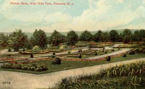 NJ - Paterson. West Side Park, Flower Beds