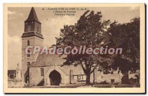 Postcard Old SABLES-D'OR-les-Pins Church of Plurien