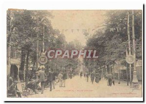 Luchon Old Postcard The aisles of & # 39Etigny (shoeshine boys!) TOP