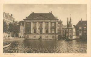 The Hague, Netherlands  Maurithuis Museum Sepia Postcard Unused