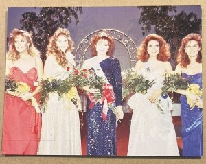 PC UNUSED - 1987 BEAUTY CONTEST, NORWALK, CAL. - PRINTED FROM PHOTO