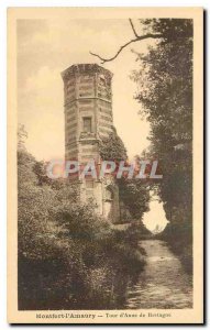 Postcard Montfort l'Amaury Old Tower of Anne of Brittany