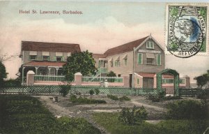 Barbados Hotel St Lawrence Vintage Postcard 03.74