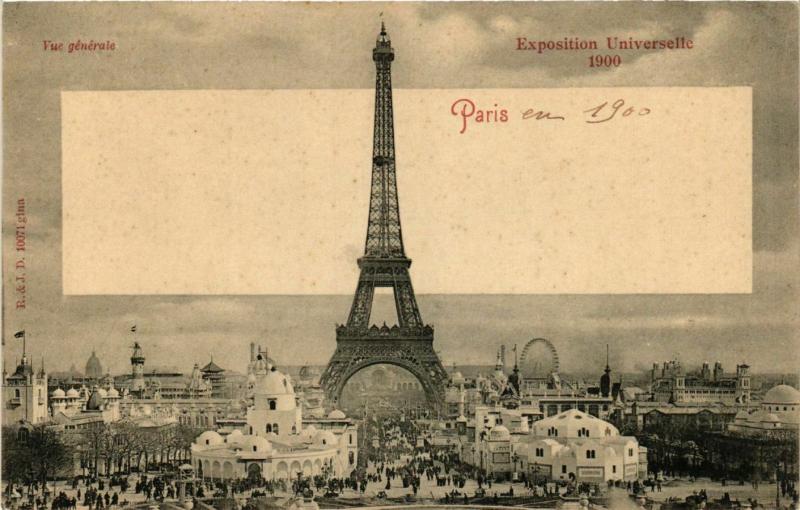 CPA PARIS EXPO 1900 vue generale (576341)