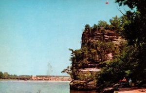 USA Starved Rock State Park Illinois Chrome Postcard 09.87