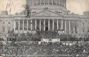 The President - Addressing Crowd After Taking The Oath Washington DC, USA Pol...