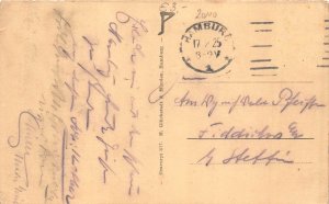 Germany Hamburg 1925 Alster Pavillon Pavilion vintage postcard