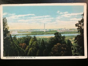 Vintage Postcard 1915-1930 Washington D.C. from Arlington, Virginia