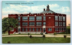 JEFFERSON CITY, Missouri MO ~ HIGH SCHOOL BUILDING c1910s  Postcard