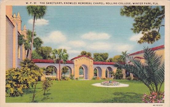 Florida Winter Park The Sanctuary Knowles Memorial Chapial Chapel Rollins Col...