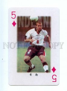 498301 1998 year FRANCE FIFA Worl Cup footballer Alan Shearer playing card