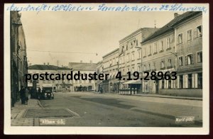 h2774 - AUSTRIA Altheim 1949 Marktplatz. Stores. Real Photo Postcard