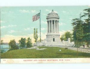 Unused Pre-1907 SOLDIERS AND SAILORS MONUMENT New York City NY n5384