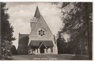 Scotland Postcard - Crathie Church - Balmoral - Real Photograph - Ref 5339A