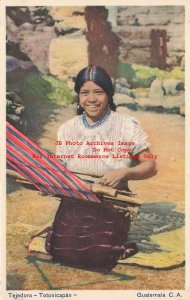 Native Ethnic Costume, Guatemala, Woman Tejedora, Totonicapan