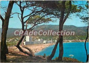 Modern Postcard The French Riviera Le Lavandou (Var) The Beach