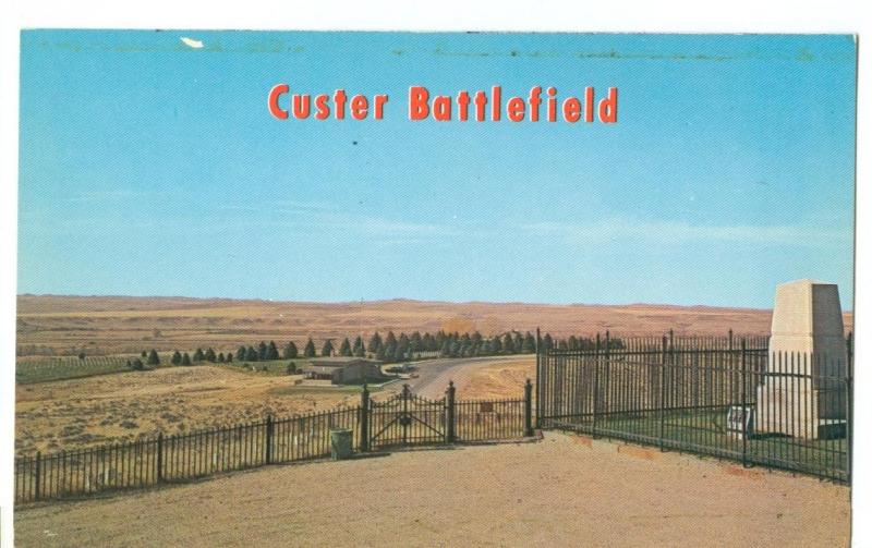 Custer Battlefield Monument, Montana, unused Postcard 