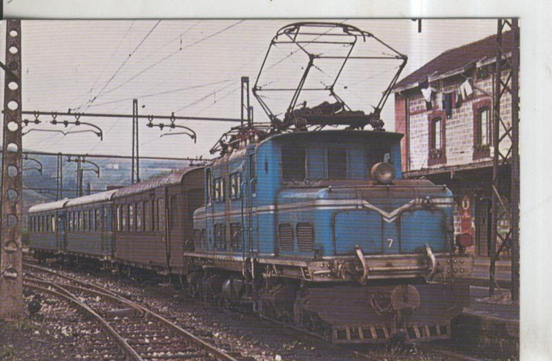 Postal 011377: Locomotora electrica numero 7, F.C.Vascongados