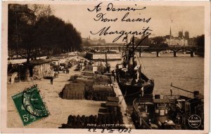 CPA PARIS Port St-Nicolas (1241227)