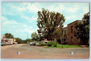 c1960 Hot Springs Arkansas AR Postcard Court House Jasper Harrison Exterior View