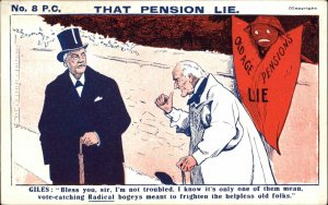 Propaganda Poltical Satire Pensions Giles Radical Vote Catching Bogeys PC