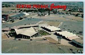 JUAREZ, MEXICO ~ Aerial View CENTRO PRONAF Shopping Center 1960s-70s Postcard