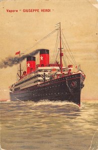 Giuseppe Verdi Italian Line Ship 
