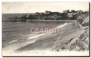 Old Postcard Biarritz dimension of the Basques