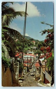 ST. THOMAS, Virgin Islands CRYSTAL GRADE Street Scene 1970   Postcard