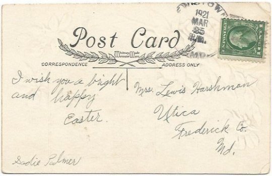 Jesus Walking With Disciples After Resurrection Vintage Postcard Easter Greeting