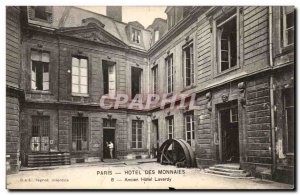 Old Postcard Paris Hotel Des coins Old Hotel Laverdy