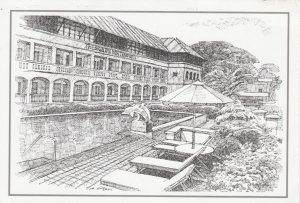 KERALA, BRUNTON BOATYARD, India - Vintage POSTCARD (Drawing)