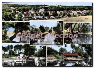 Postcard Modern Souppes sur Loing (S & M) Panorama Village