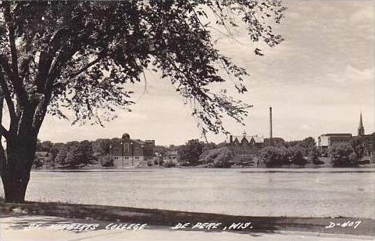 Wisconsin De Pere St Norberts College 1949 Real Photo