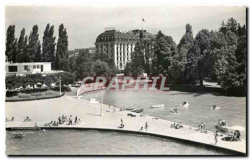 CARTE Postale Old Annecy Beach and Imperial Palace
