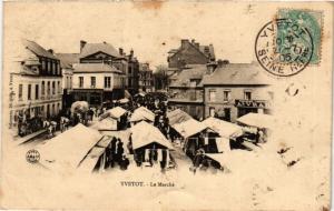 CPA AK YVETOT-Le Marché (349255)