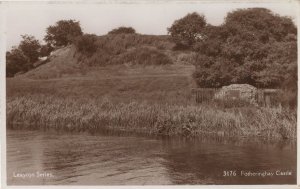 Fotheringhay Castle Northampton Old Real Photo Postcard