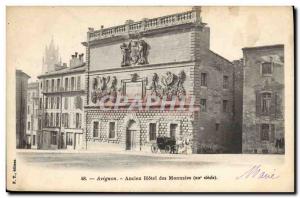 Old Postcard Avignon Old Bank Hotel currencies