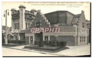 Postcard Ancient Arts Decoratifs Paris International Exhibition in 1925 Fabri...