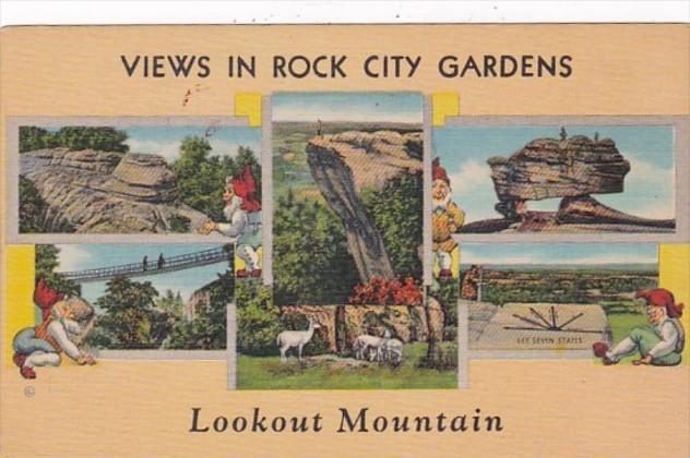 Tennessee Lookout Mountain Views In Rock City Gardens Curteich