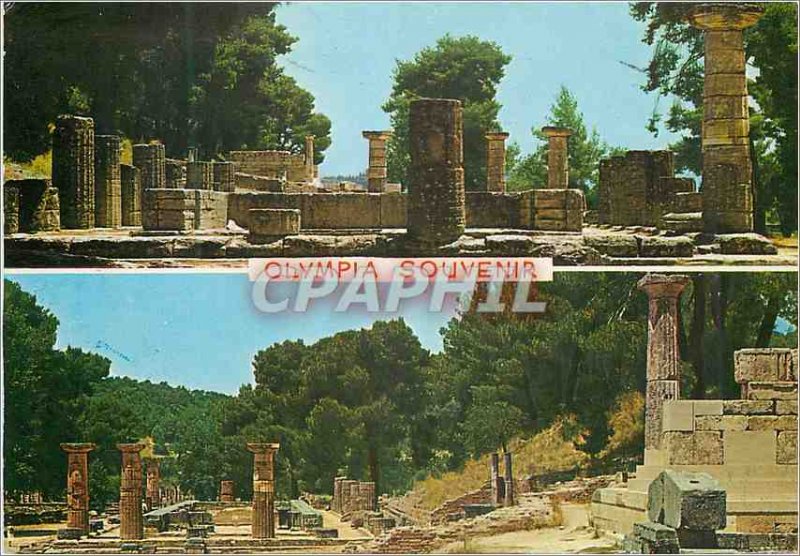 Postcard Modern Olympia Temple of Hera