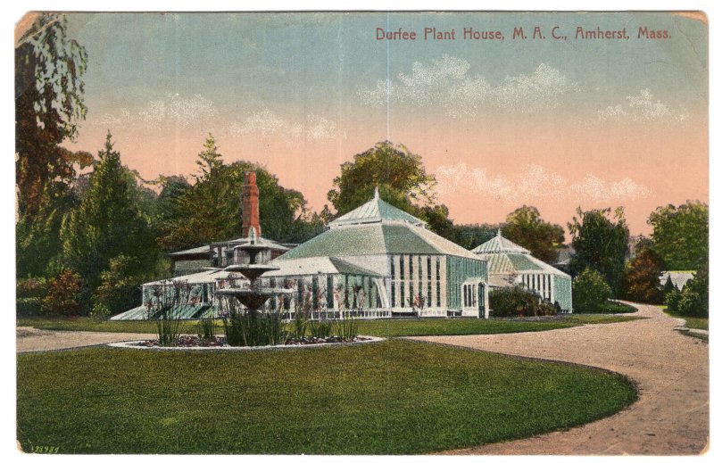 Amherst, Mass, Durfee Plant House, M. A. C.