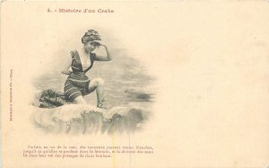 Postcard C-1905 France Sexy bathing suit woman undivided 23-11628