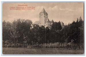 Luxembourg Postcard Grand Ducal Castle of Colmar-Berg c1910 Antique Unposted