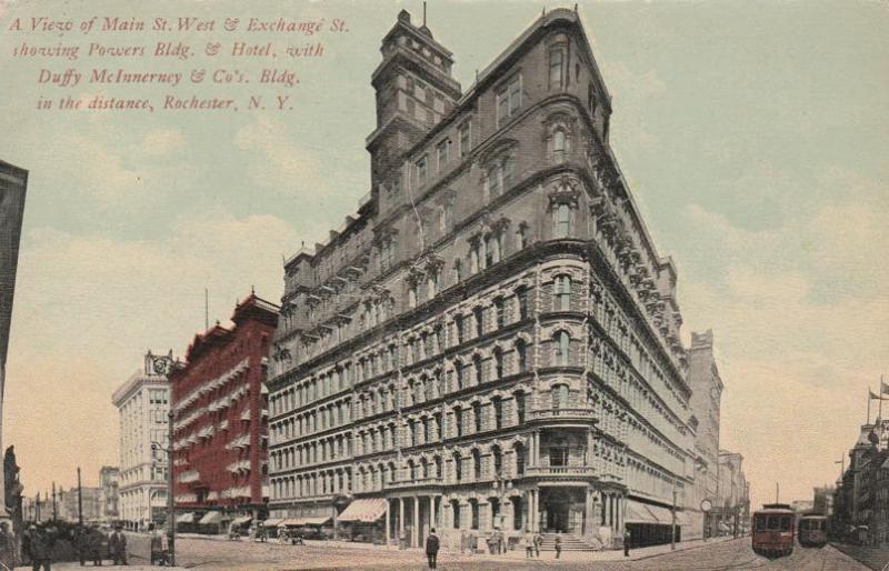 Powers Building of Four Corners - Rochester, New York - pm 1911 - DB