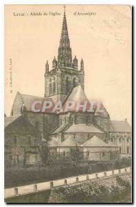 Old Postcard Laval Apse of the Church of Avesnières