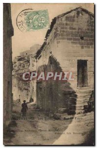 Old Postcard Provence Fours Les Baux Street