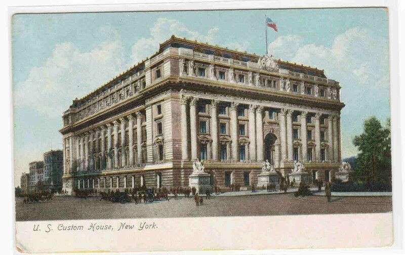 US Custom House New York City 1905c postcard